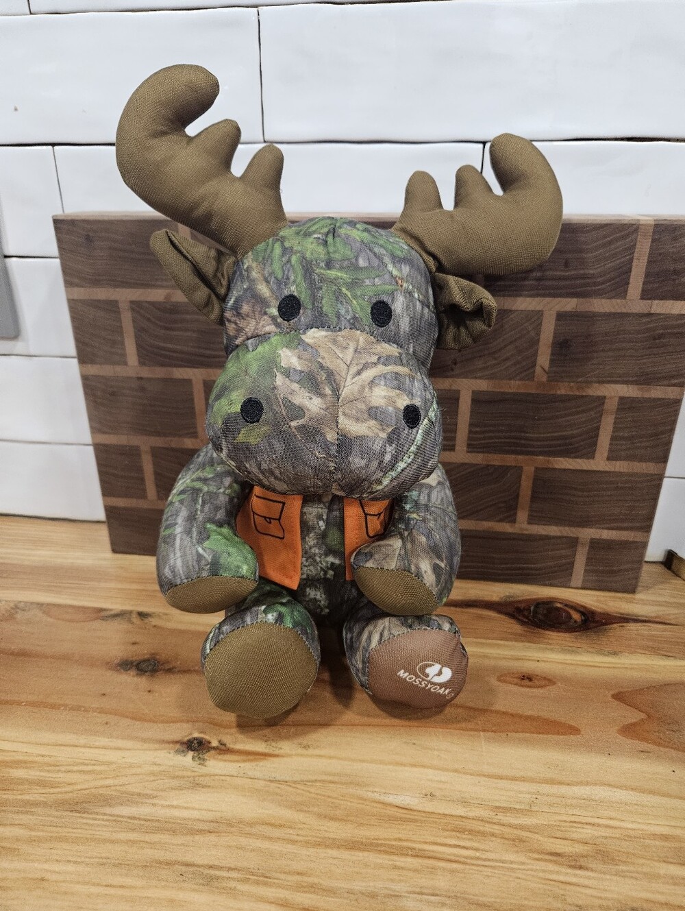 Mossy Oak Camo Camoflauge Moose Plush